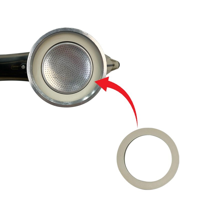 DE LONGHI Guarnizione Caraffa 4 Tazze 65mm Originale Moka Alicia EMK42 EMK4