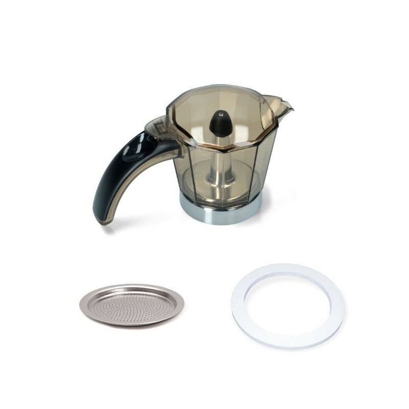 ALICIA DE LONGHI CARAFFA 4 TAZZE GUARNIZIONE FILTRO KIT ORIGINALE